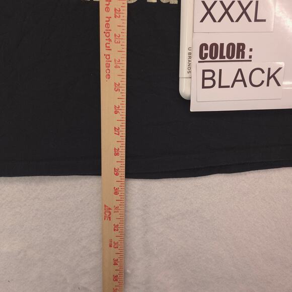 Johnny Cash Band Crew Neck Short Sleeve Graphic Shirt Mens Size 3XL Black - Picture 6 of 9